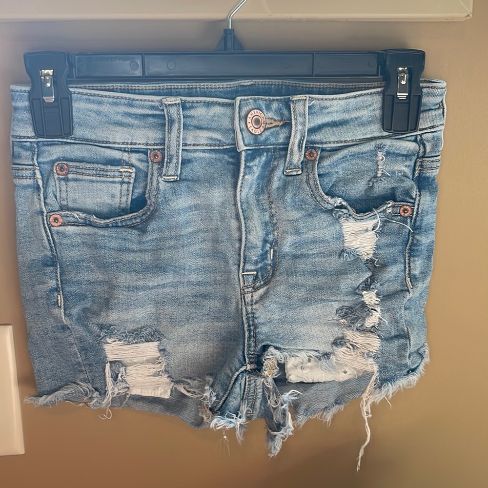 american eagle jean shorts